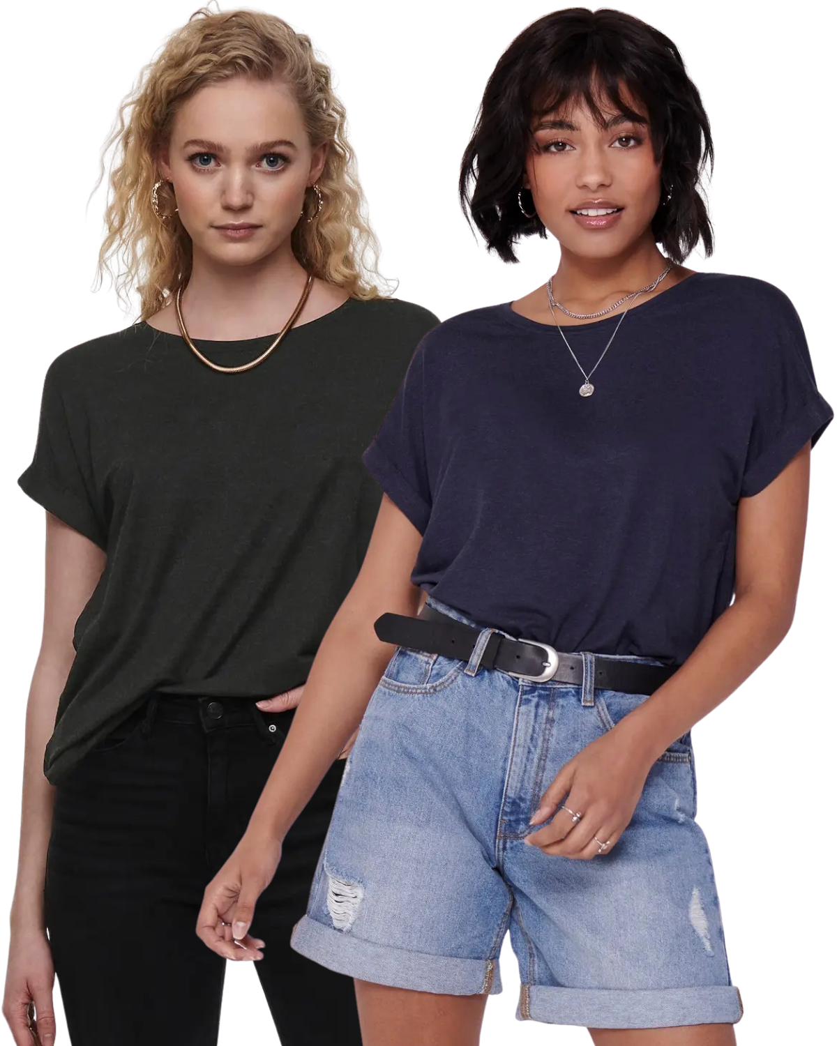 Only  Basic T-Shirt Doppelpack