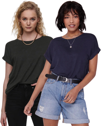 Only  Basic T-Shirt Doppelpack