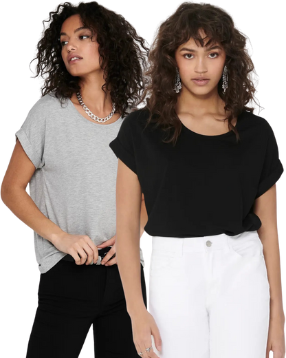 Only  Basic T-Shirt Doppelpack