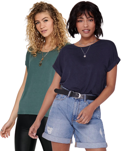 Only  Basic T-Shirt Doppelpack