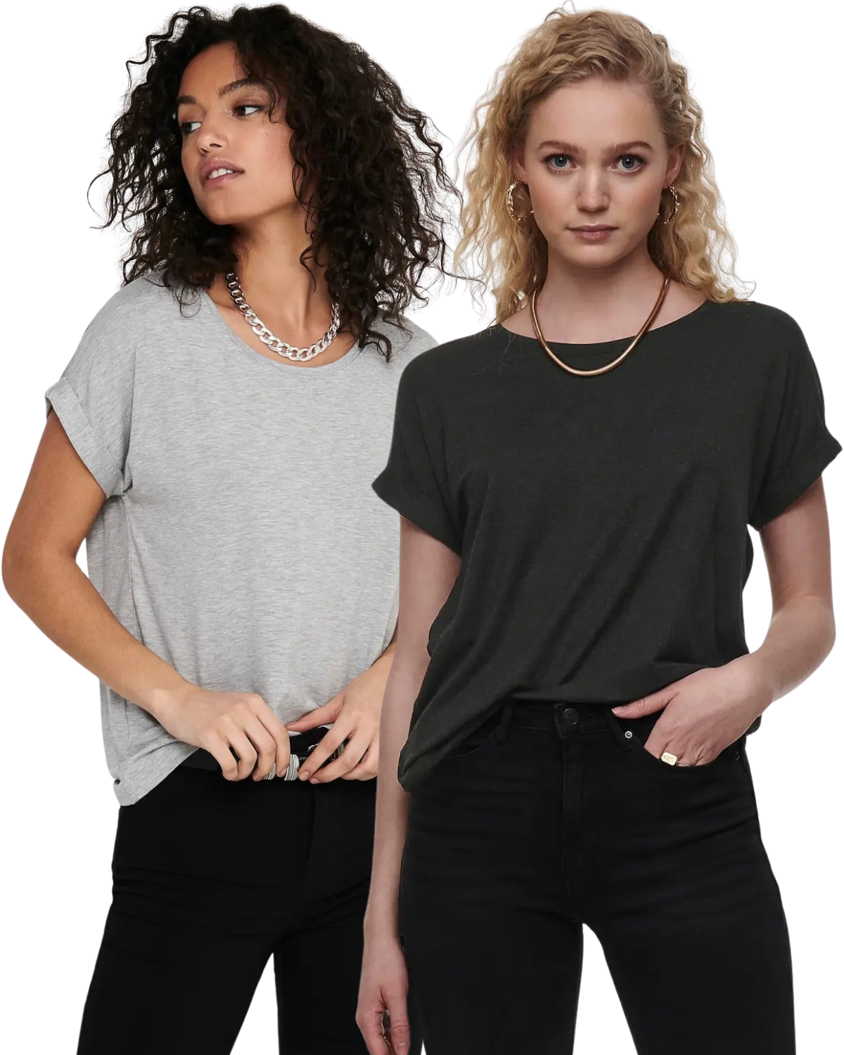 Only  Basic T-Shirt Doppelpack