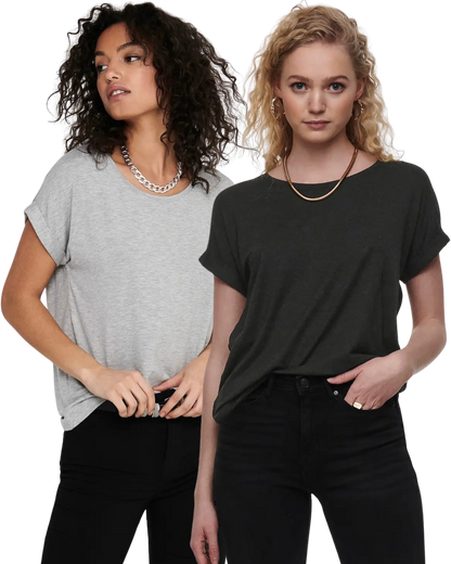 Only  Basic T-Shirt Doppelpack