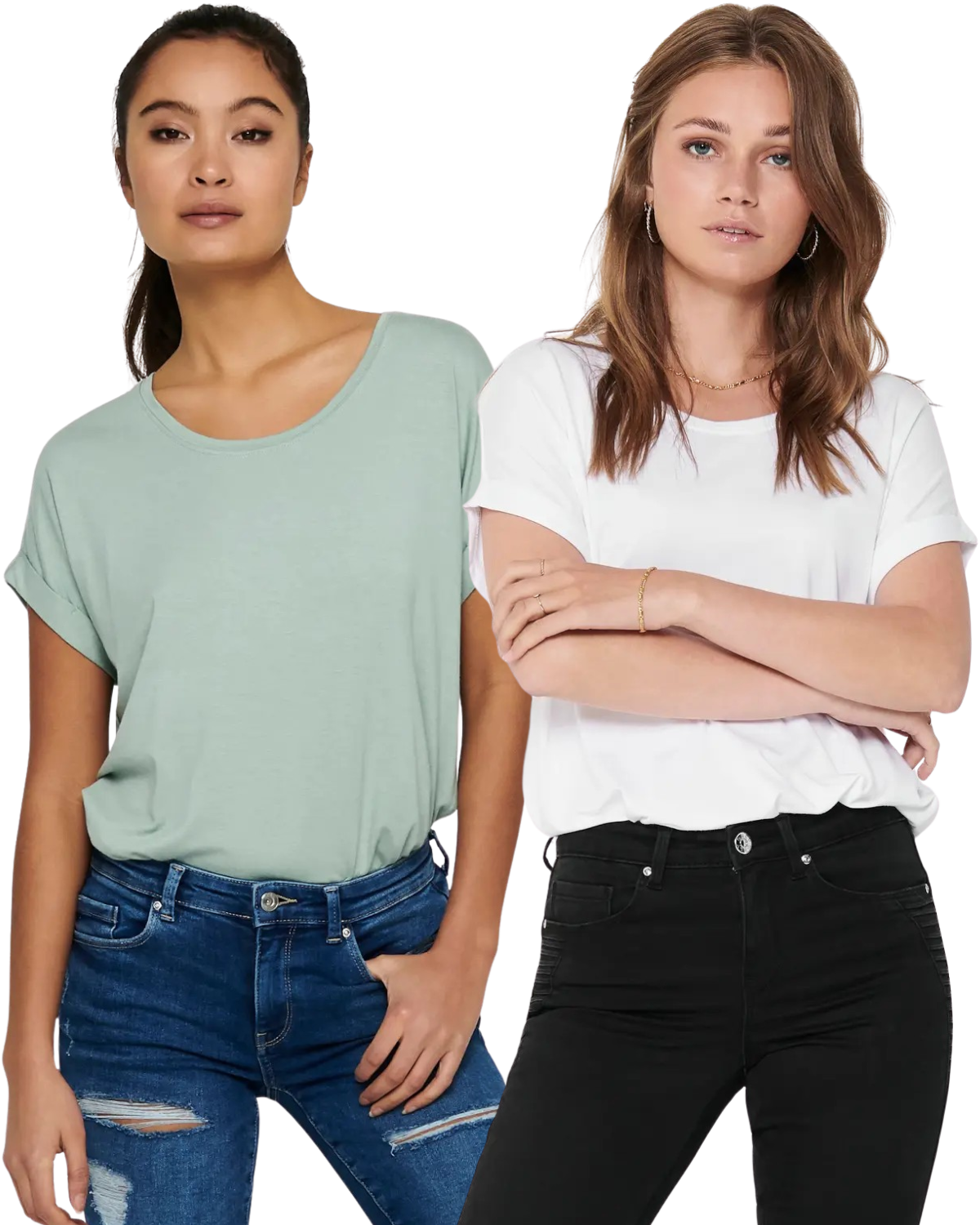 Only  Basic T-Shirt Doppelpack