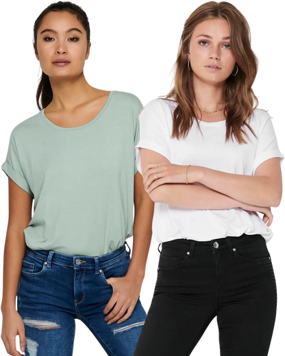 Only  Basic T-Shirt Doppelpack