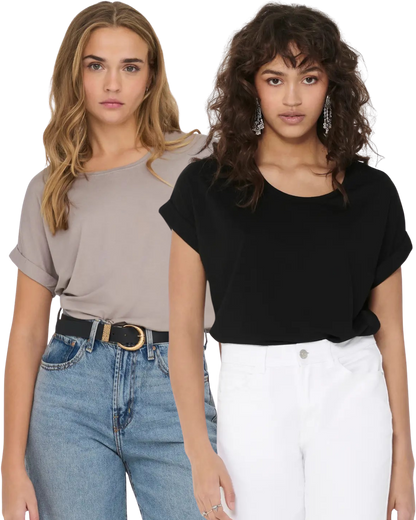 Only  Basic T-Shirt Doppelpack