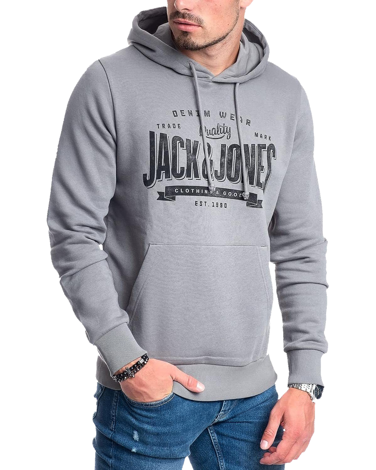 Jack & Jones Kapuzenpullover mit Print