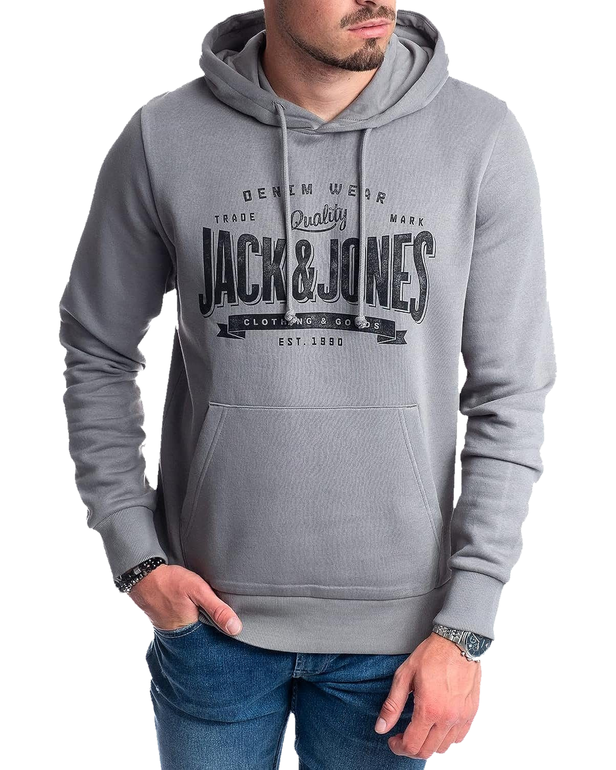 Jack & Jones Kapuzenpullover mit Print