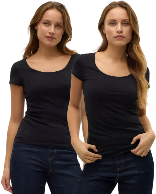 Vero Moda Basic T-Shirt Doppelpack