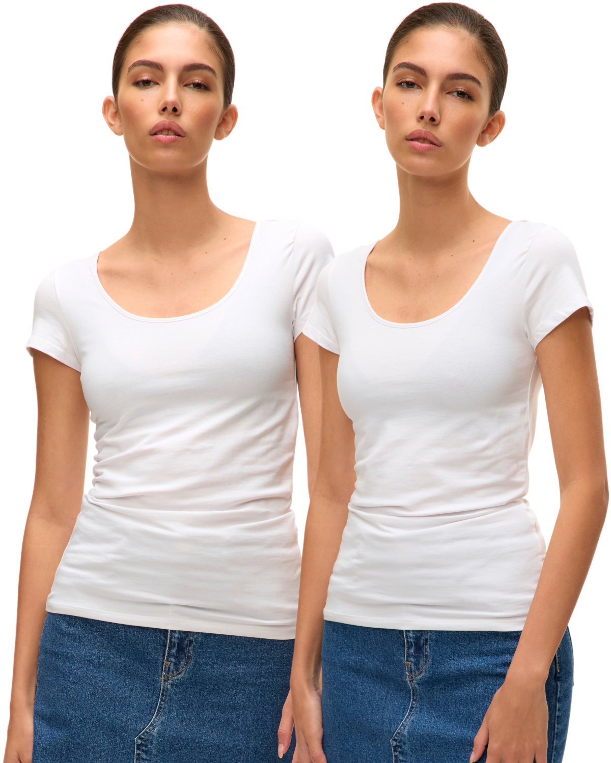 Vero Moda Basic T-Shirt Doppelpack