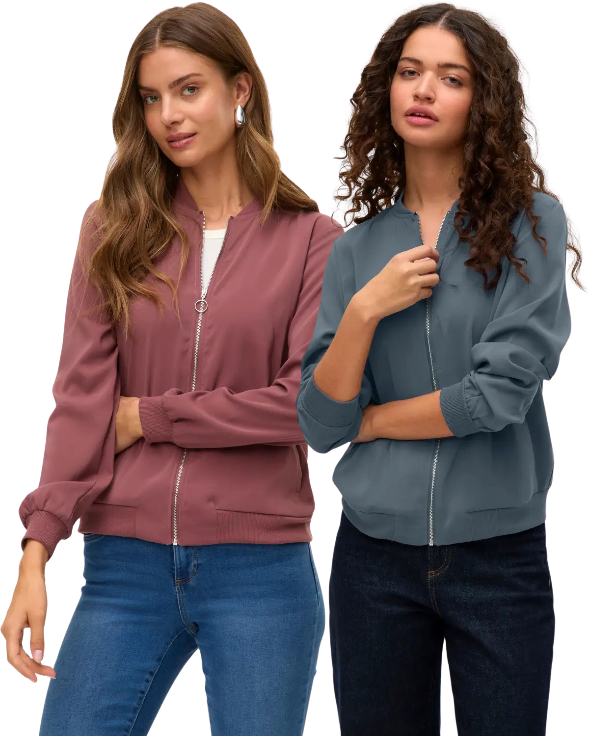 Vero Moda Bomberjacke leichte Übergangsjacke Doppelpack