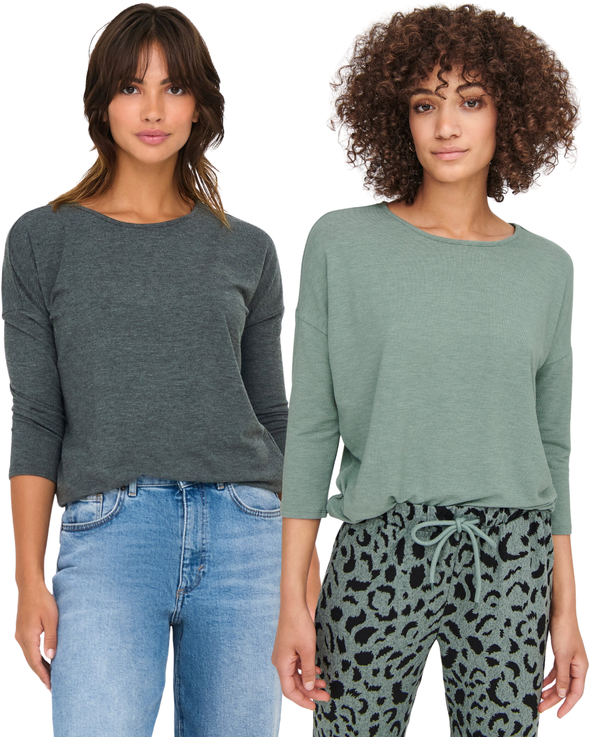 Only 3/4 Doppelpack Langarmshirt