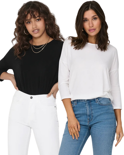 Only 3/4 Doppelpack Langarmshirt