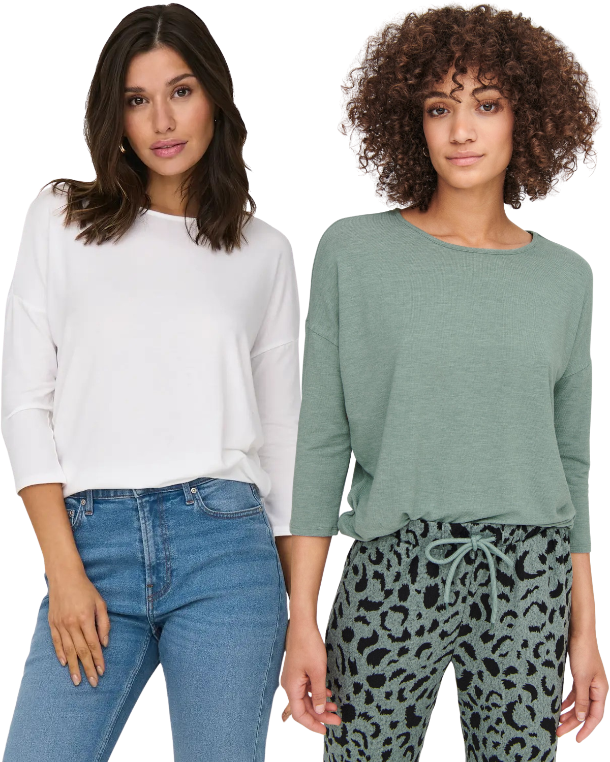 Only 3/4 Doppelpack Langarmshirt