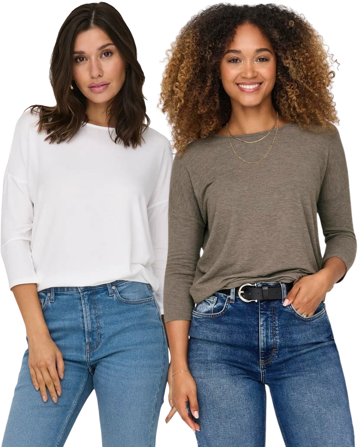 Only 3/4 Doppelpack Langarmshirt