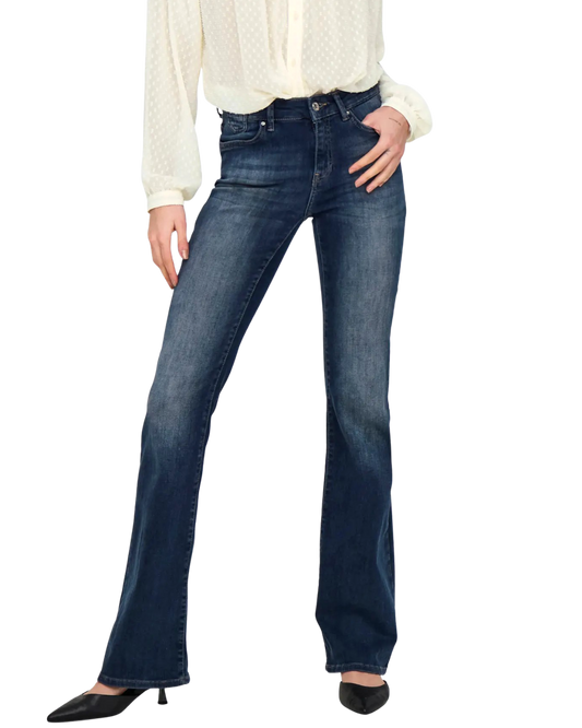 Only Blush ICON Mid Waist Flared Jeans