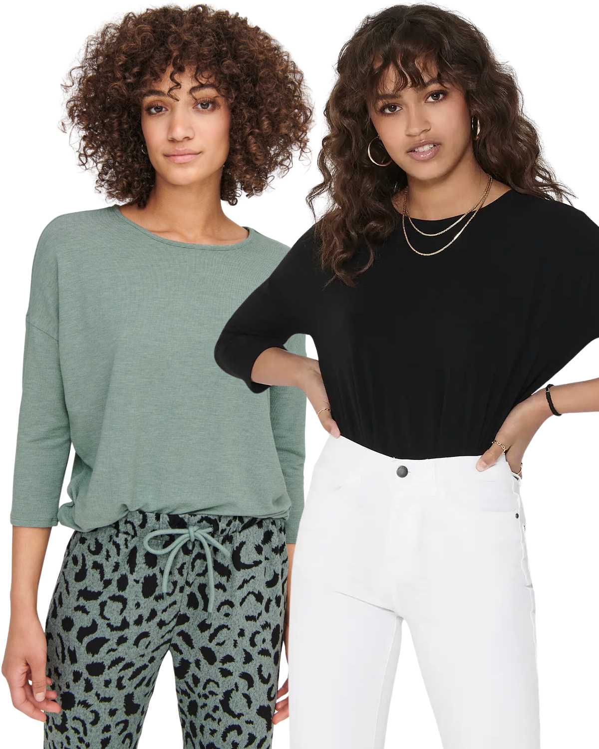 Only 3/4 Doppelpack Langarmshirt