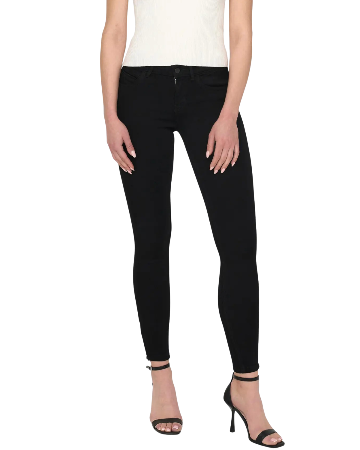 Only Kendell Mid Waist Skinny Fit Jeans