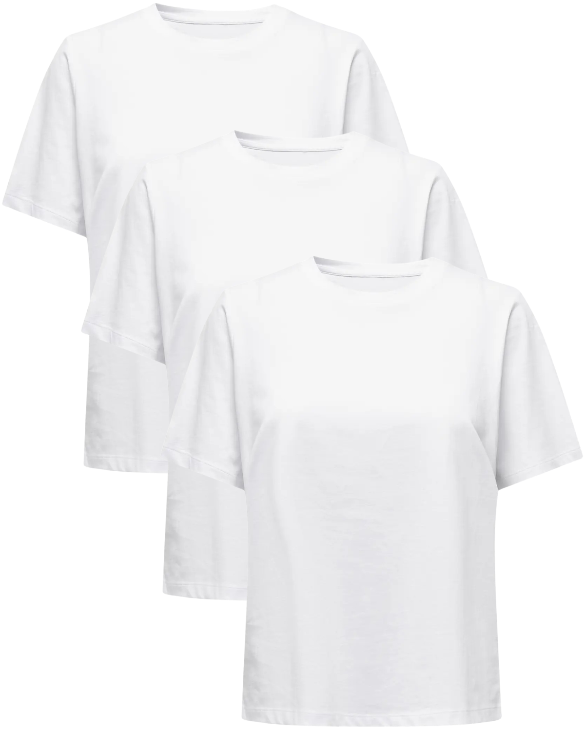 Only Basic T-Shirt O-Neck 3er Pack