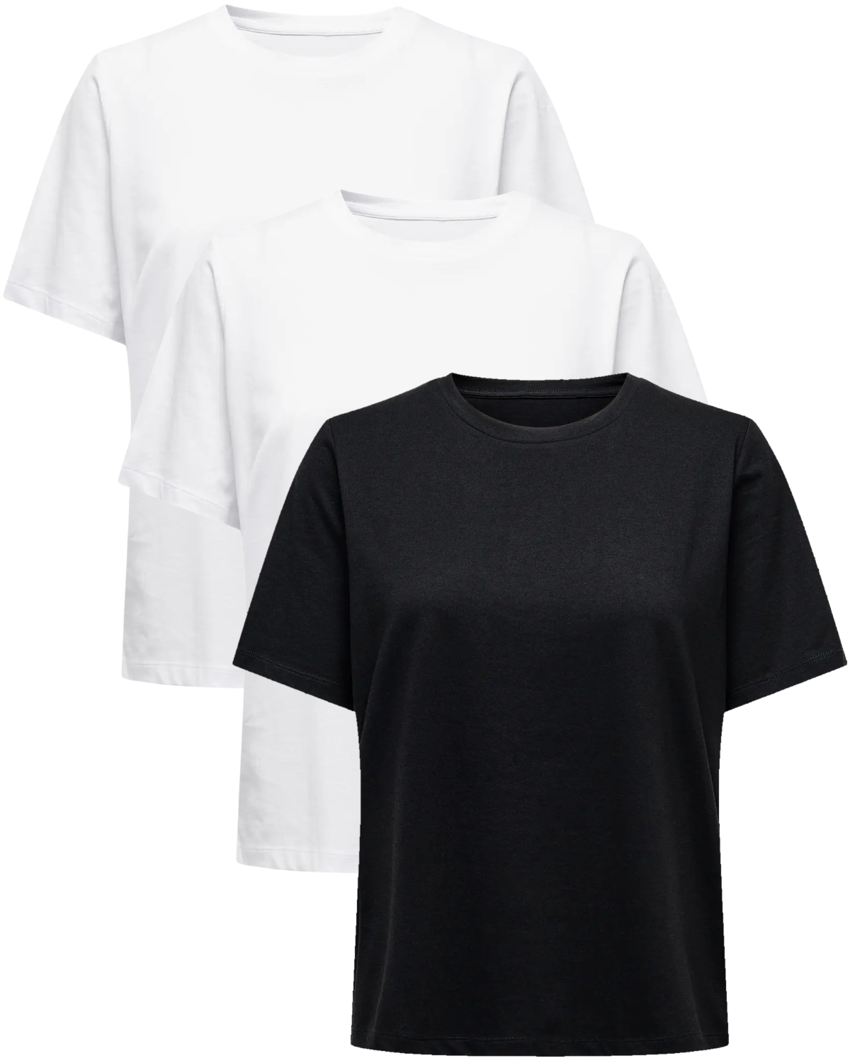 Only Basic T-Shirt O-Neck 3er Pack