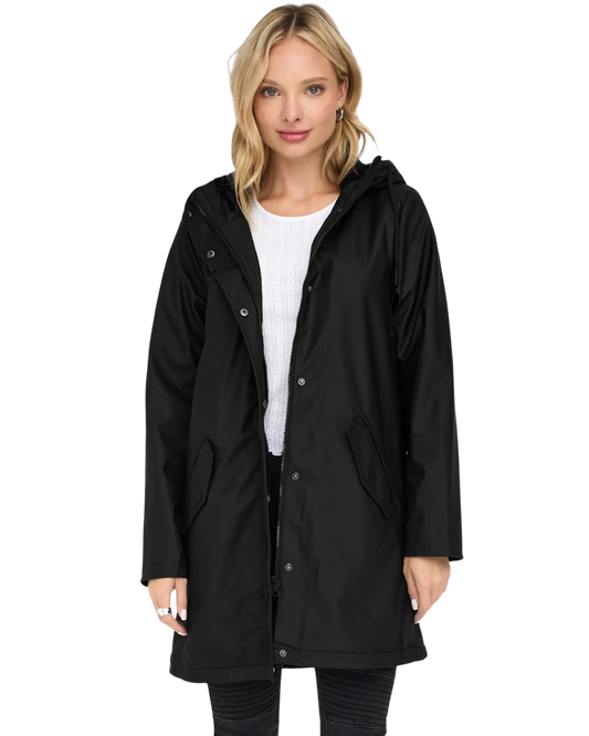 Only Sally gefütterter Regenmantel