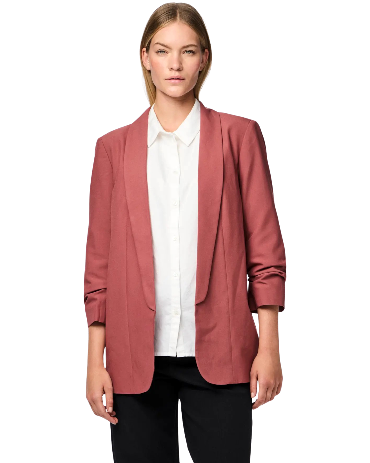 Pieces 3/4 Oversize-Blazer