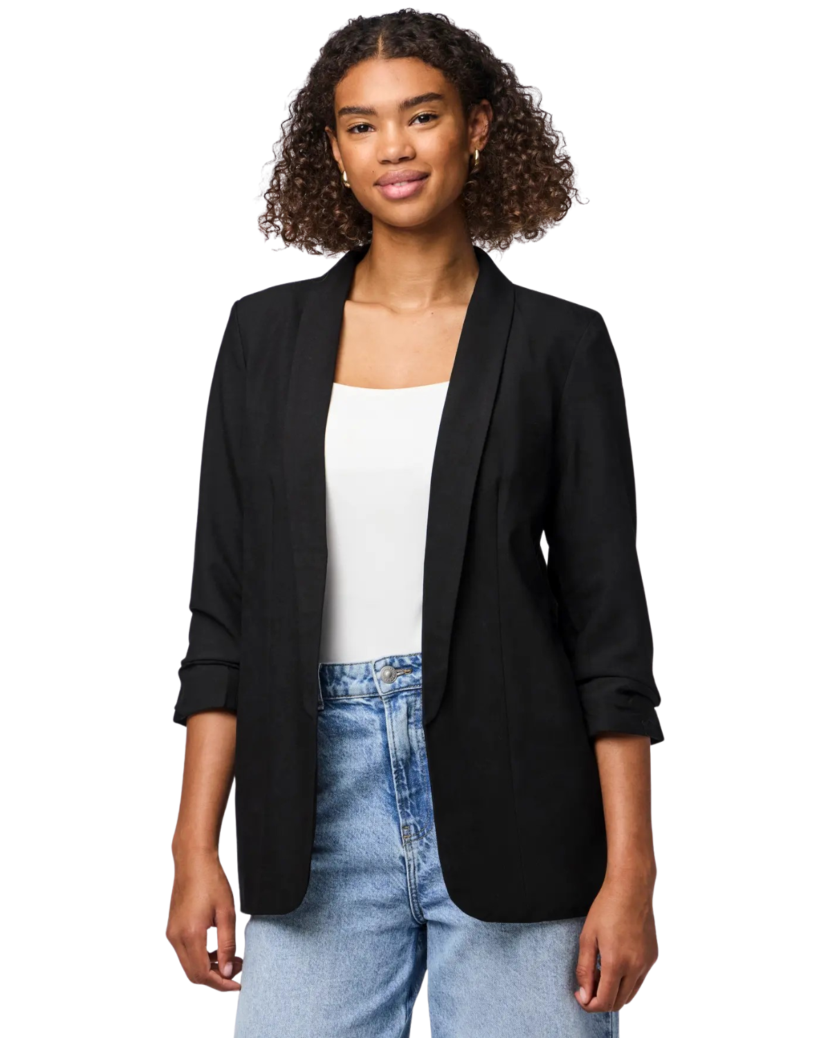 Pieces 3/4 Oversize-Blazer