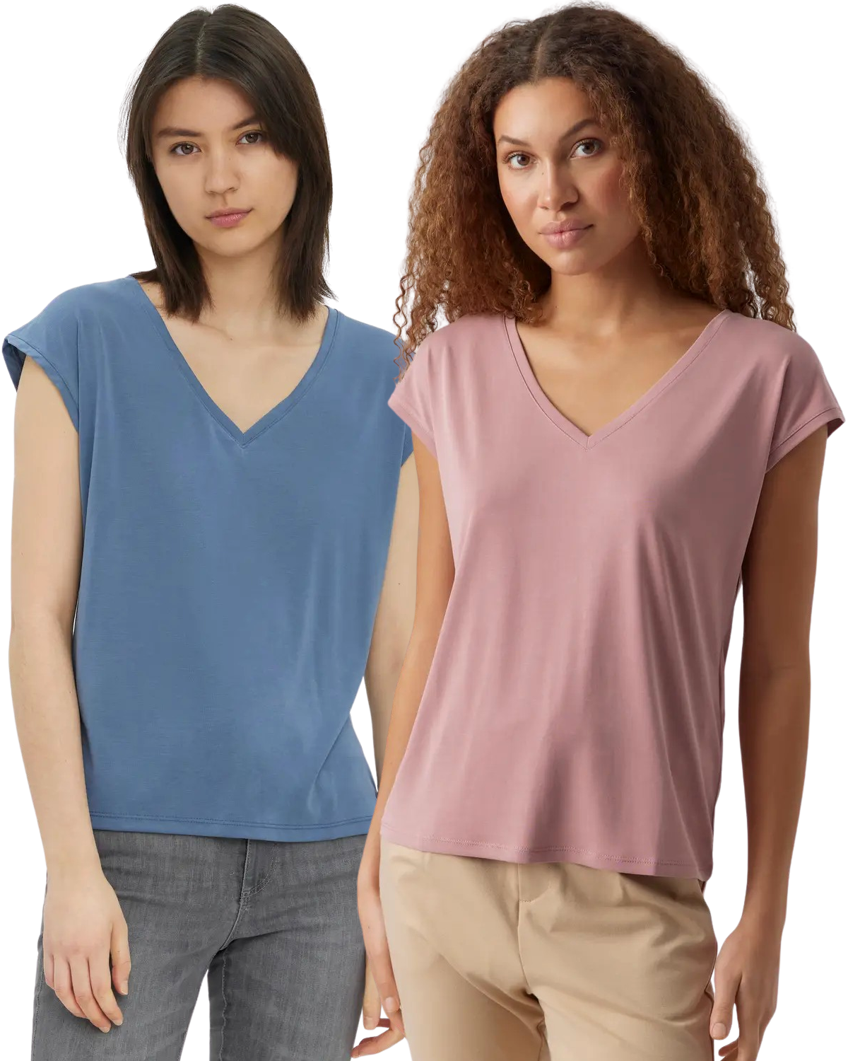 Vero Moda V-Neck T-Shirt Doppelpack