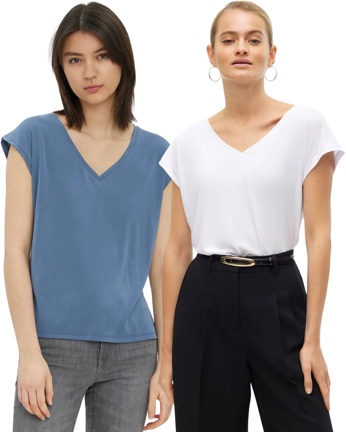 Vero Moda V-Neck T-Shirt Doppelpack