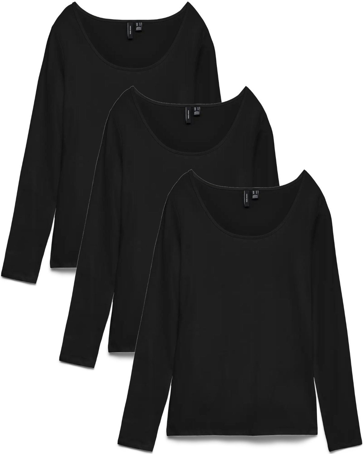 Vero Moda Basic Langarmshirt 3er Pack
