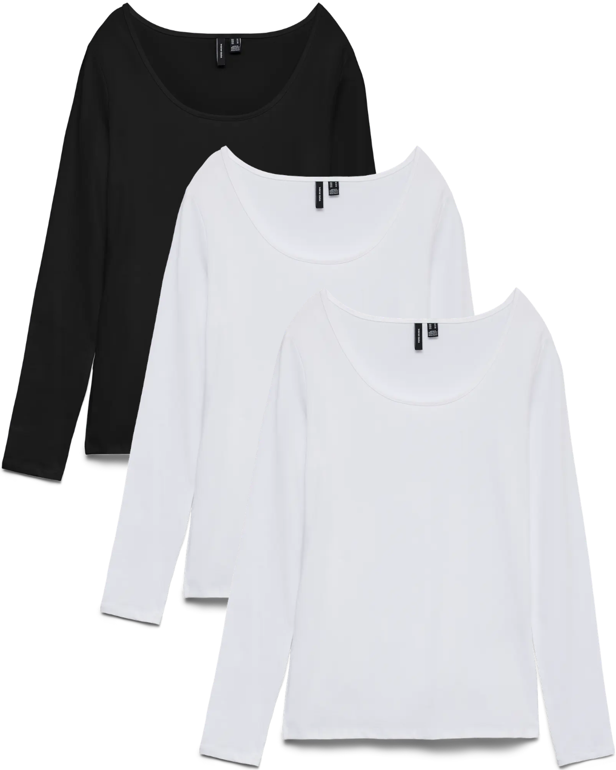 Vero Moda Basic Langarmshirt 3er Pack