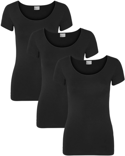 Vero Moda Basic T-Shirt 3er Pack