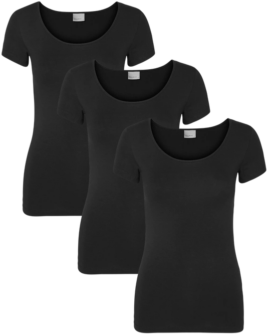 Vero Moda Basic T-Shirt 3er Pack