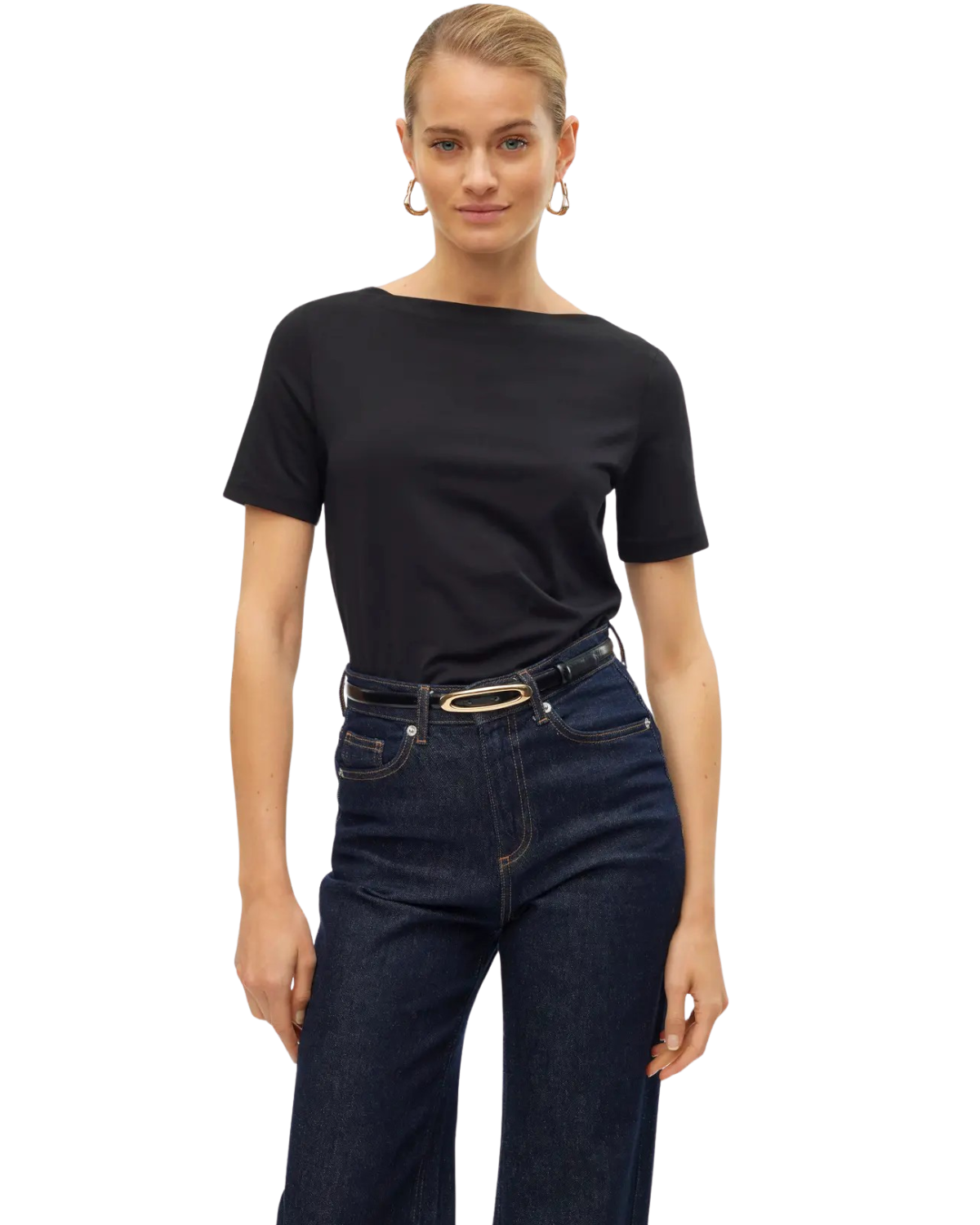Vero Moda Shirt mit U-Boot Ausschnitt