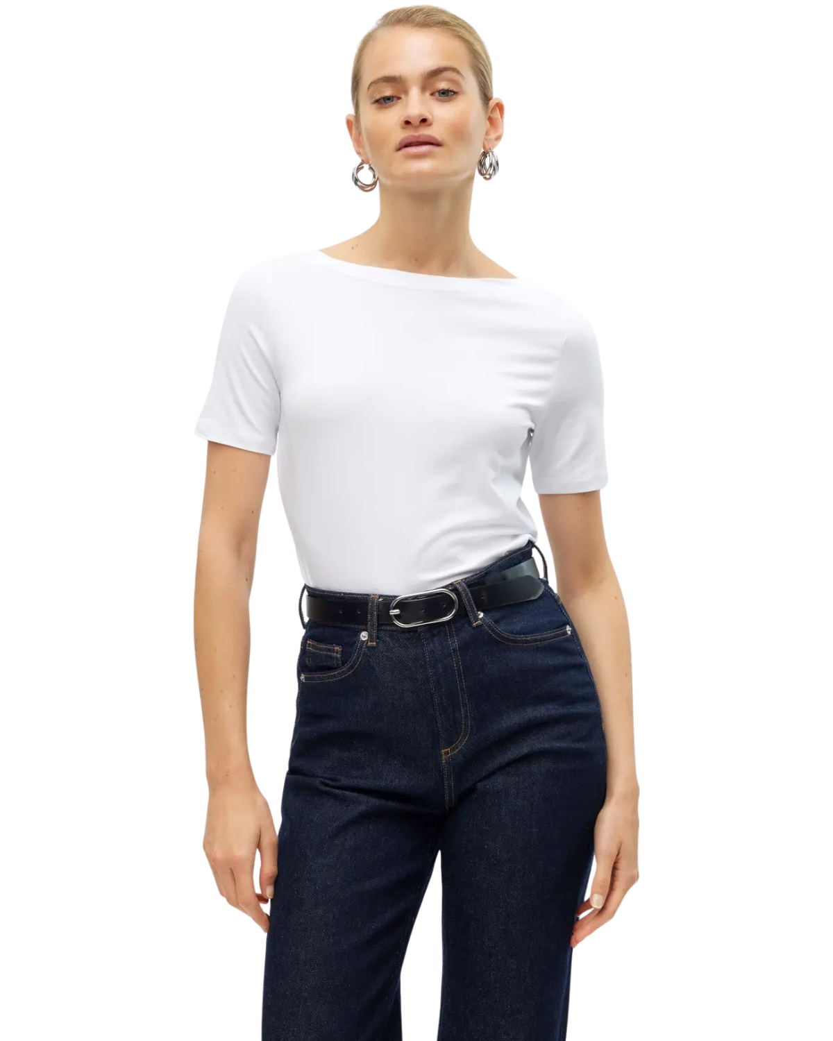 Vero Moda Shirt mit U-Boot Ausschnitt