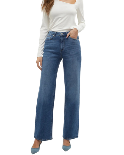 Vero Moda Tessa High Rise Wide Fit Jeans
